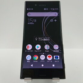 Xperia XZs SOV35 au ブラック 送料無料 本体 c02510 【中古】