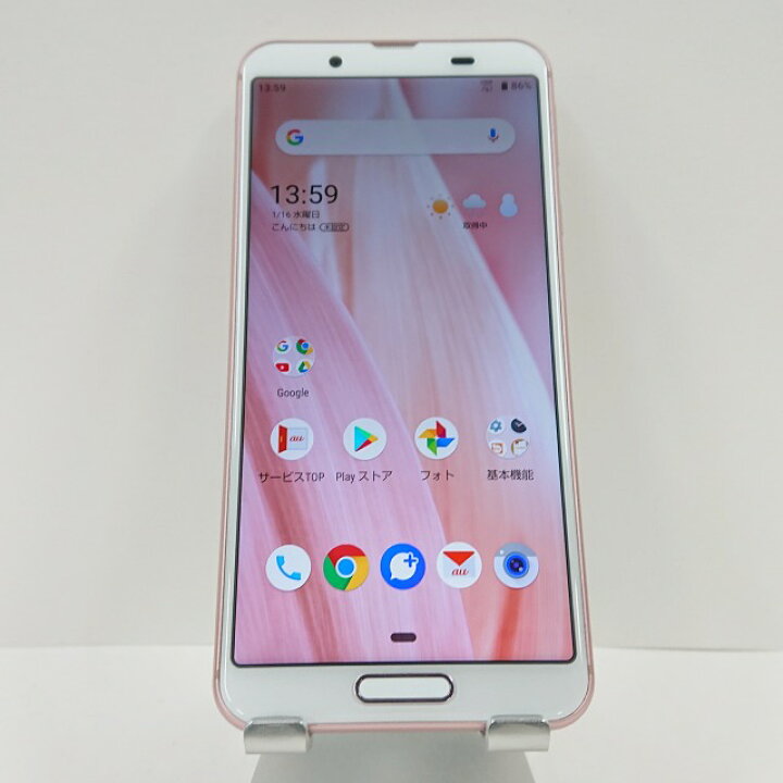 楽天市場】AQUOS sense3 SHV45 au ソフトピンク 送料無料 本体 c02931 