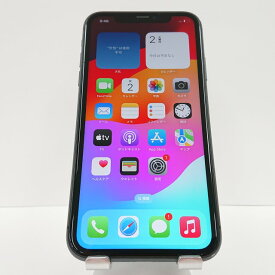 iPhone11 64GB au ブラック 送料無料 本体 c03443 【中古】