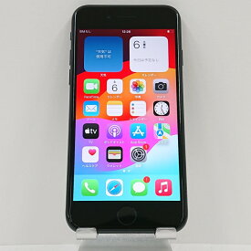iPhoneSE 第3世代 64GB au ミッドナイト 送料無料 本体 c03498 【中古】