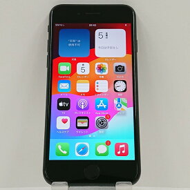 iPhoneSE 第3世代 64GB au ミッドナイト 送料無料 本体 c03501 【中古】