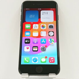 iPhoneSE 第2世代 64GB au ブラック 送料無料 本体 c03818 【中古】