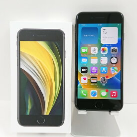 iPhoneSE 第2世代 64GB au ブラック 送料無料 本体 c04423 【中古】