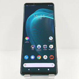 Xperia 5 III SOG05 au グリーン 送料無料 本体 c11210 【中古】