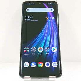 AQUOS zero2 906SH SoftBank アストロブラック 送料無料 本体 c12863 【中古】
