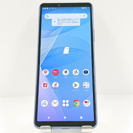Xperia 10 III SO-52B ドコモ ブルー 送料無料 本体 c13329 【中古】