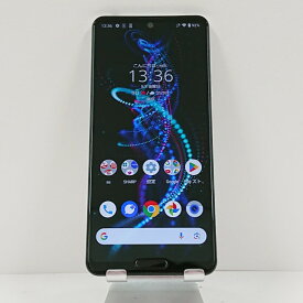 AQUOS R5G SHG01 au オーロラホワイト 送料無料 本体 c13866 【中古】