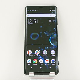 Xperia XZ3 SOV39 au ブラック 送料無料 本体 c13883 【中古】