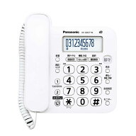 パナソニック コードレス電話機 子機1台付き ホワイト VE-GD27DL-W