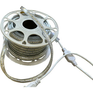�x�m�q LED ���[�v���C�g ���ʔ��� 20m �d���t �����F 6000K FRL-W20M-W