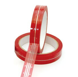 フードパック 食品 容器 テープ 固定用易開封テープ 梱包用テープ【赤 OKCTR10 KCテープ（50巻）】