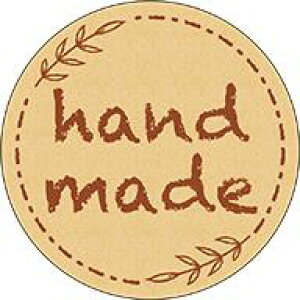 【 HAND MADE LA820S(300枚入)】 販促シール 食品シール 催事シール デコシール ギフトシール 業務用シール 惣菜 スーパー 売り場 てづくり ハンドメイド クラフト オリンパス 手作り 手づくり