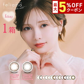 【最大5%OFFクーポン配布中!!】送料無料★ feliamo 1day 1箱10枚入り 1日使い捨て ワンデー フェリアモ UVカット 高含水 度あり 度なし 度入り どあり 白石麻衣 まいやん カラコン サークルレンズ カラーコンタクト コンタクトレンズ PIA ピア