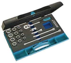 HAZET �n�[�b�gMADE IN GERMANY3/8DR 17pcs �Z�b�g�@�v���X�`�b�N�P�[�X�P�[�X�t��880/17