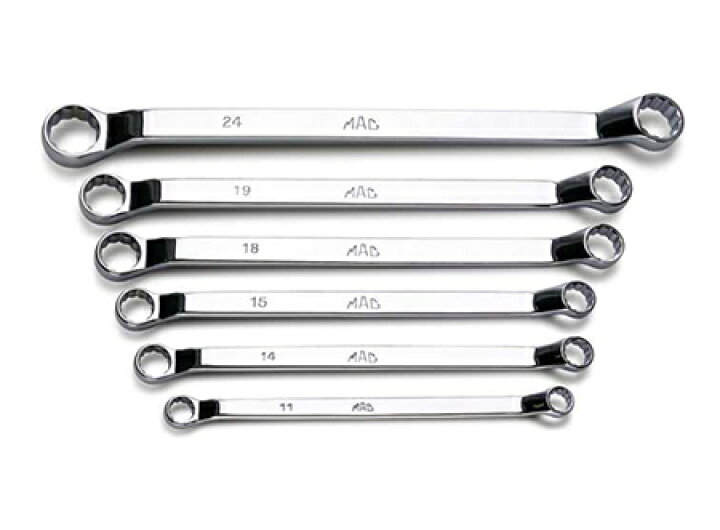 楽天市場】MAC TOOLS マックツール10°オフセット メガネレンチ6pcs 