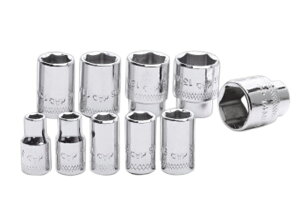 MAC TOOLS }bNc[1/4"DR gbNX^_[h\Pbg5mm`14mm 10pcs SETSMM106TR