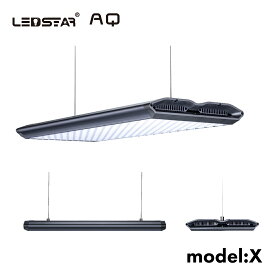 LEDSTAR モデルX AQ-X45・X60 水槽 LEDライト PSE認証 技適認証済 メーカー正規保証 正規代理店 アクアリウム ライト スマホ操作 水槽ライト パルダリウム 熱帯魚 メダカ ledstar 45～100cm水槽対応 9350lm 吊り下げ式 RGBW+FR