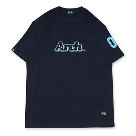 Arch（アーチ）Tシャツ ショートスリーブ floral basic logo tee【navy】バスケ ウェア 紺