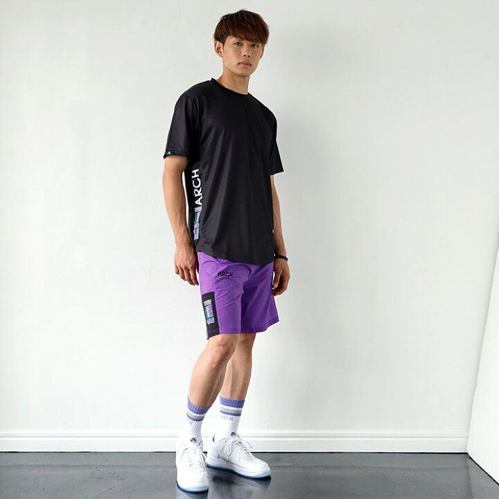 楽天市場】Arch（アーチ）パンツ バスパン tribal paint shorts【purple】バスケ ウェア 紫 : Arch（アーチ）楽天市場店