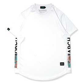 Arch（アーチ）Tシャツ ショートスリーブ tribal paint tee [DRY]【white】バスケ ウェア 白