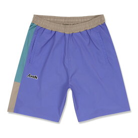 Arch（アーチ）パンツ バスパン color block shorts【purple】バスケ ウェア 紫