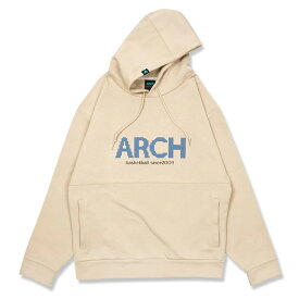Arch（アーチ）パーカ crochet logo P/O parka【ecru】バスケ ウェア エクリュ