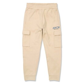 Arch（アーチ）カーゴパンツ crochet logo sweat jogger pants【ecru】バスケ ウェア エクリュ