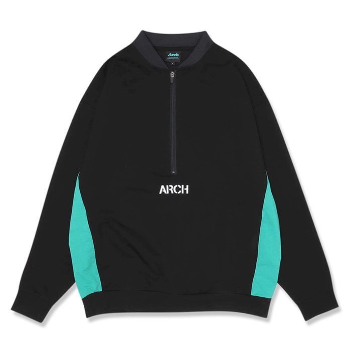 楽天市場】Arch（アーチ）スウェットシャツ half zipped two-tone
