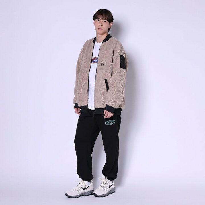 楽天市場】Arch boa fleece bomber jacket【smoky beige】 アーチ  