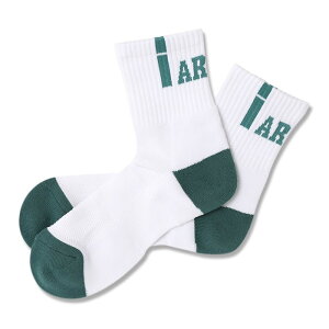 Arch vertical crew socksywhite/tealz A[` oXP \bNX