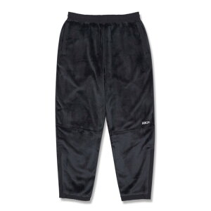 Arch hairy fleece wide pantsyblackz A[` oXP t[XChpc