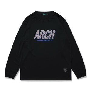 Arch shade logo L/S tee [DRY]yblackz A[` oXP TVc