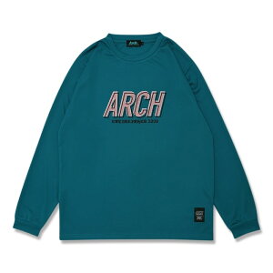 Arch shade logo L/S tee [DRY]ytealz A[` oXP TVc