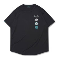Arch icon tee [DRY]【black】 アーチ バスケ 半袖Tシャツ