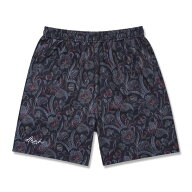 Arch gobelin fabric pattern shorts【black】 アーチ バスケ ショーツ