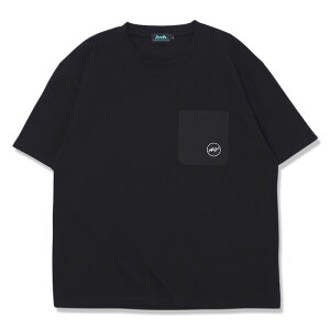 Arch lettered logo pocket tee�yblack�z �A�[�` �o�X�P ����T�V���c