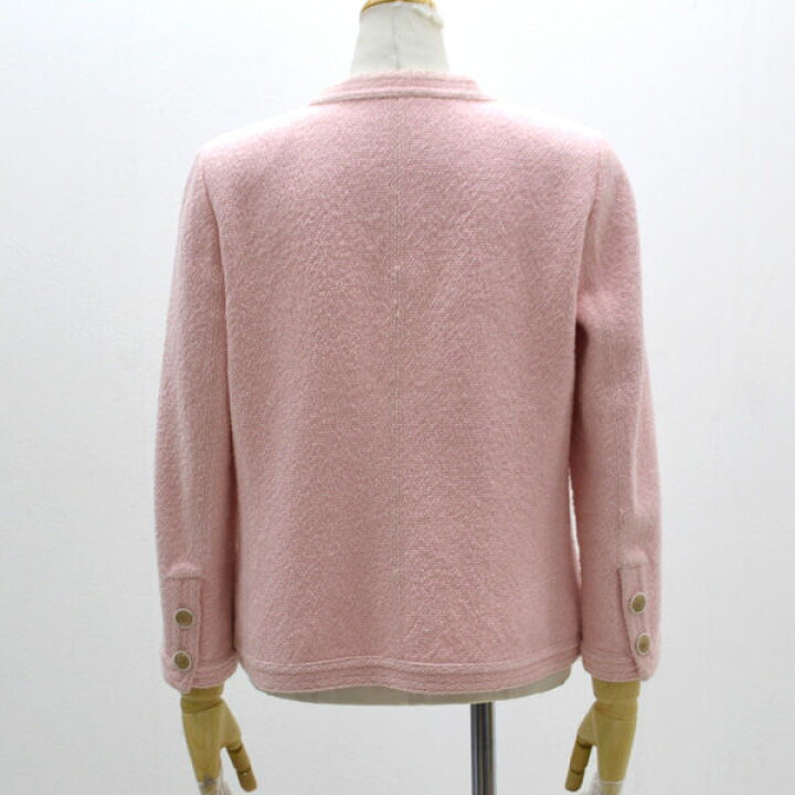 楽天市場】CHANEL / シャネル ◇ツイード ノーカラー コットン  