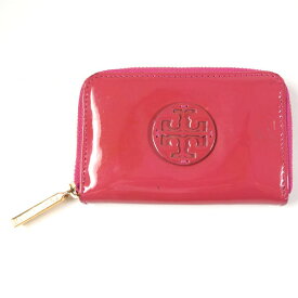 【スーパーSALE】TORY BURCH/ トリーバーチ ■コインケース エナメル パープル 【財布/サイフ/ウォレット/wallet/コイン】 ブランド【中古】