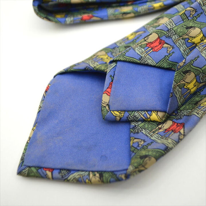 楽天市場】HERMES / エルメス ◇馬 ホース チェーン 総柄 ネクタイ 2本  