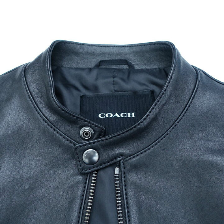 楽天市場】COACH / コーチ ◇シングルライダースジャケット 牛革 S 