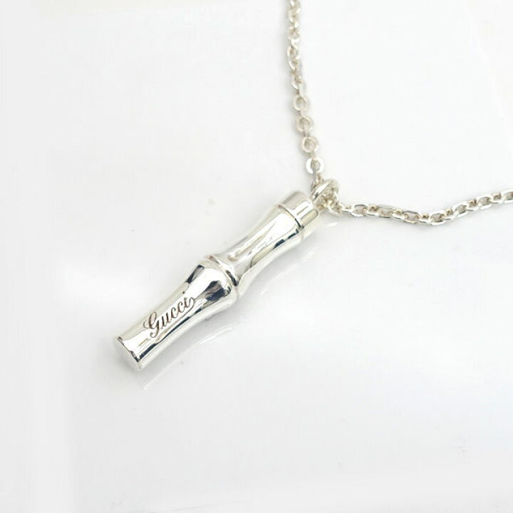 楽天市場】GUCCI / グッチ ◇バンブー ネックレス シルバー SILVER 925  