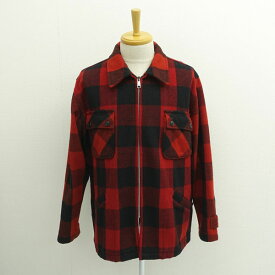 OSHKOSH BGOSH / オシュコシュ ◆ジップアップジャケット/チェック柄/レッド×ブラック/サイズL 766-5000 【メンズ/MEN/男性/ボーイズ/紳士】 メンズファッション【中古】