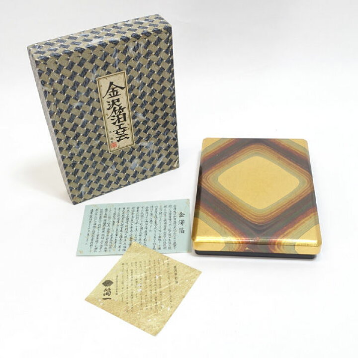 楽天市場】金沢金箔 箔一 ◇【インテリア】金沢金箔/箔一 文箱 ギフト 