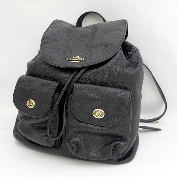 楽天市場】COACH / コーチ ◇ビリー ペブルドレザー リュック バック 