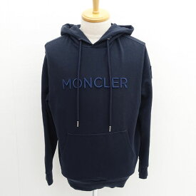 MONCLER / モンクレール ◆プルオーバーパーカー/ロゴ/ネイビーサイズM/23SS I10918G00024-899WI 【メンズ/MEN/男性/ボーイズ/紳士】 メンズファッション【中古】