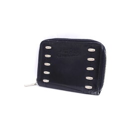 JEAN PAUL GAULTIER / ジャンポール ゴルチエ ■財布 スタッズ レザー コイン カード コンパクト 【財布/サイフ/ウォレット/wallet/コイン】 ブランド【中古】