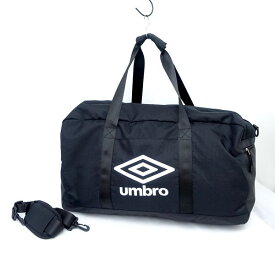 UMBRO / アンブロ ◆2WAYボストンバッグ/スポーツバッグ/ナイロン/ブラック 70789 【バッグ/バック/BAG/鞄/カバン】 メンズファッション【中古】