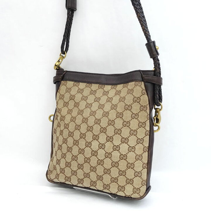 楽天市場】GUCCI / グッチ □GGキャンバス ショルダーバッグ ベージュ 