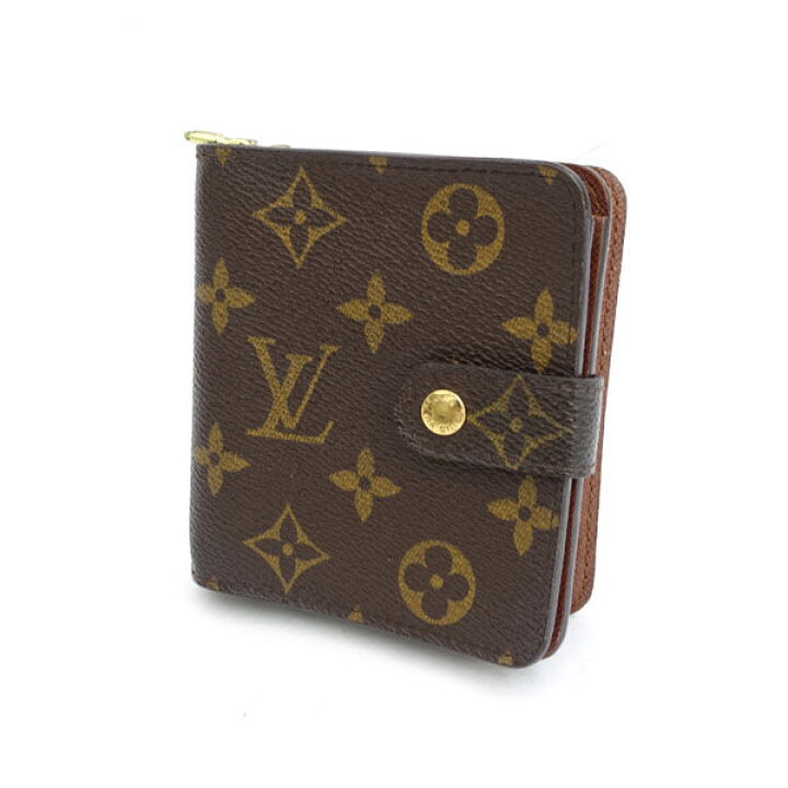 楽天市場】LOUIS VUITTON / ルイヴィトン ◇コンパクトジップ 二つ折り 