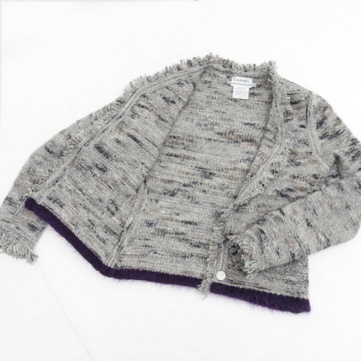 楽天市場】CHANEL / シャネル ◇フリンジ ニットカーディガン 99A  